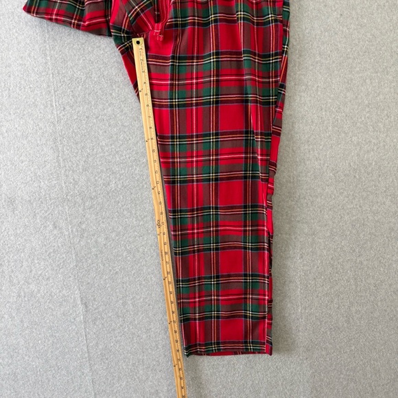 Old Navy Womens Flannel Pajama Set Size XXL Red Tartan Plaid Classic Holiday New - Picture 15 of 16